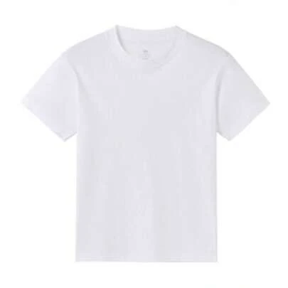 CAMEL CROWN Women's Ice-Feel Pure Cotton Short-Sleeve T-Shirt, Spring/Summer Straight-Cut Breathable Casual T-Shirt