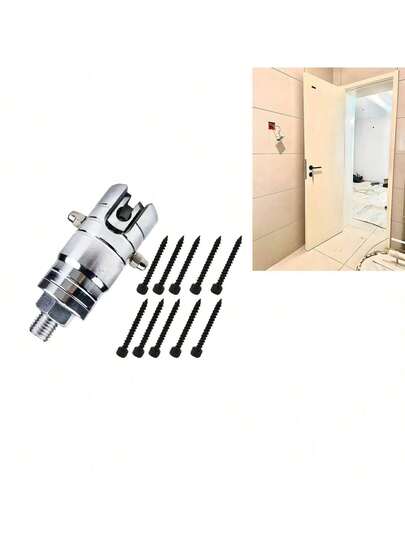 Dụng cụ tháo xi lanh khóa cửa bằng bạc kèm 10 ốc vít, dụng cụ tháo xi lanh khóa cửa an ninh, dụng cụ thợ khóa.