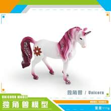 1PC Realistic Western Mythological Creature Unicorn Model, European Legend Elf Horse Figurine, Holiday Gift, Children's Gift Decor - Multicolor - View 8