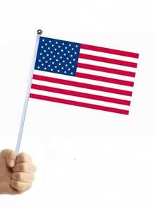 12面小型国旗，手摇旗，节日庆典用品，比赛氛围用品，旗帜，美国手摇旗，英国手摇旗 - A - 查看 5