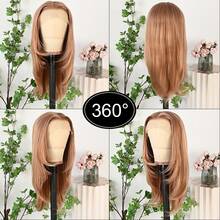 13x4 Layered Brown Wigs Light Brown Lace Front Wigs HD Lace Frontal Wigs Short Curly Lace Front Wig Pre Plucked Glueless Layered Wig Breathable Cap Easy Install Wig Free Part Heat Resistant Fiber Wig For Women Girls Halloween Christmas Party Vacation Daily Used 22 Inch - Blonde - 查看 5