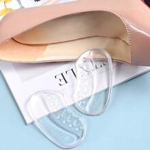 4pcs Super Soft Silicone Heel Grips, Anti-Friction, Anti-Slip For Women High Heels, Fits Most Sizes, Adjustable Half Size - Multicolor - View 7