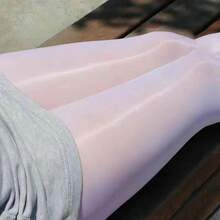 New Style Women's Oil-Shiny Stockings, Elegant And Slimming, Non-Slip, Sexy Black Silky Seamless Crotchless Design - 薄荷綠 - 查看 6