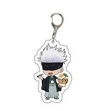 Jujutsu Kaisen 1个五条悟、悠仁、宿傩、夏油、七海、惠、峠呼世子亚克力动漫人物钥匙扣、钥匙圈、卡通饰品、手机挂件、汽车钥匙链、背包挂件、包包装饰、万圣节礼物、汽车配件 - 查看 17