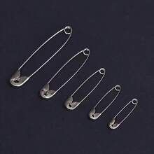 150pcs Silver Safety Pins, 5 Sizes, Sturdy & Durable Sewing Tools With Storage Box, For Home DIY Use - 150pcs - View 7