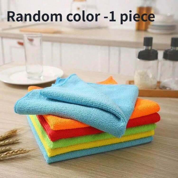 Juego de paños de limpieza multicolor, adecuados para superficies planas, ultra suaves, de secado rápido y absorbentes para la cocina, el baño, el hogar y los proveedores domésticos, con múltiples opciones de color (negro, gris, colores mezclados) - Multicolor - Añade 20