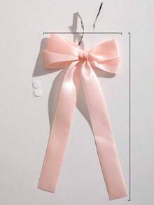 1个/4个粉色丝带蝴蝶结，浪漫蝴蝶结烛台装饰，优雅蝴蝶结蜡烛中心摆件，复古柔粉氛围桌面装饰，适用于婚礼装饰、派对宴会桌面、客厅卧室书桌、乡村风烛台装饰、优雅餐桌蜡烛点缀、活动场地桌面蝴蝶结装饰 - 彩色 - 查看 8