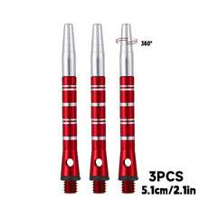 HUANQU 3pcs Rotatable Aluminum Dart Shafts, 2 Size Options, 51mm/43mm (2BA Standard Thread), Multiple Colors Available For Soft Or Hard Tip Darts, Durable And Accurate, Suitable For Darts Players Of All Levels, Great Gift For Easter, Ramadan, Father's Day - Multicolor - View 13
