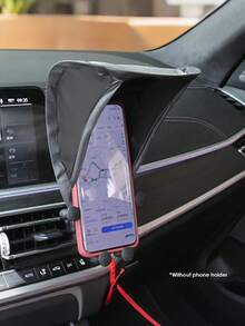 Car Mounted Phone Sun Visor, New Vertical Sun Visor, Dashboard Phone Sun Shade, Prevents Phone Overheating, Vertical Dashboard Phone Sun Visor To Prevent Glare - Multicolor - View 7