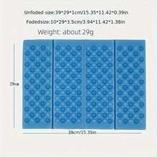 11.42x15.35 英吋蜂巢式排水坐墊，按摩蛋形墊，可折疊 XPE 防潮防水墊。便攜輕量防滑坐墊，適用於戶外徒步、露營、訓練、野餐、旅行、公園休息及各種戶外活動。耐用舒適按摩設計，易於攜帶與存放，旅行者和徒步者的理想露營配件，適用於居家和戶外使用。 - 彩色 - 查看 7