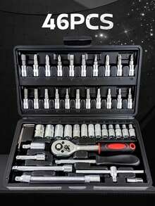 Automotive Repair Tools, Automotive Maintenance And Repair Tool Accessories Multi-Function Repair Tool Kit - Ratchet Torque Wrench And Screwdriver, Portable Car, Bicycle And Motorcycle Repair Tool Kit - A - View 4