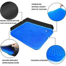 Gel Seat Cushion Double Thick Egg Gel Summer Cushion For Pressure Relief Breathable Chair Pad Car Seat Office Chair Soft Cushion - Kích thước trẻ em - Xem 6