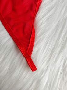 Women's Sexy Lingerie Set, Including Bra And Panty - Red - View 3