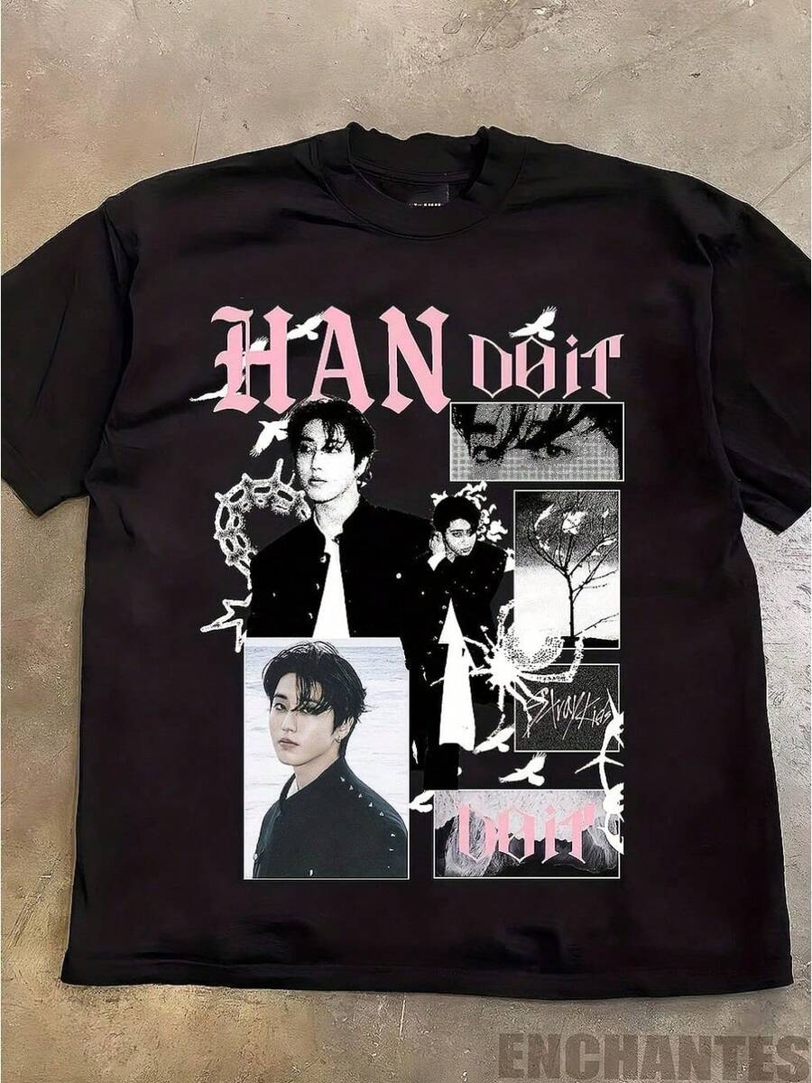 Retro Stray K1ds Do It Shirt | Stray K1ds Do It Shirt | Stray K1ds World DominATE CelebrATE-Shirt | SKZ It Tap Sweatshirt | A Friends - A Slim And Breathable-Shirt, Crew Neck, Short Sleeve, Regular Fit 7WF1 - màu đen - Xem 1