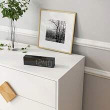 Solid wood special shape square handle design with 4 drawers bedroom furniture dressers - Weiss - Übersicht 11