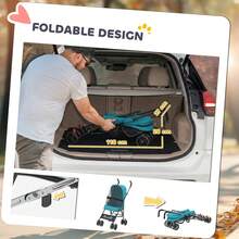 PawHut Foldable Dog Stroller With Mesh Windows For Mini Dogs - 綠色 - 查看 4