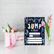 12pcs Customizable Birthday Invitation Cards, Multiple Themes Available, High-Quality Invitations Suitable For Birthday Parties, Celebrations, Disco And Glitter Themed Events - Multicolor - View 7