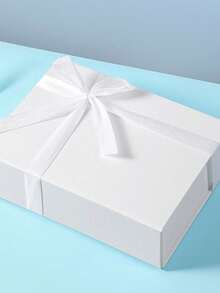 Magnetic Customized Gift Box With Lid And Ribbon, Suitable For Groom's Wedding Gift, Bridesmaid Gift, Self-Care Gift, Christmas, Mother's Day, Birthday, Bride's Gift, Wedding Packaging Gift, Reusable, Multifunctional, Sealed, Fashionable, Exquisite, High Quality, Cute, Stylish Design - Multicolor - View 3