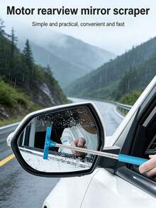 Windshield Cleaning Tool, Ultra-Fine Fiber Cloth Window Cleaning Brush - Detachable Handle, Car Glass Squeegee, Interior Accessories, Car Cleaning Kit, Window Cleaner, Windshield Cleaner, Automotive Accessories, Home & Living, Bathroom Accessories, Cleaning, Kitchen, Kitchen Supplies, Automotive - Multicolor - View 3