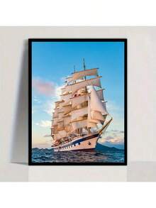1 buc. Kit de pictură cu diamant 5D, fără ramă - Broderie rotundă cu diamant DIY, pictură completă cu diamant pe pânză, mozaic, cadou artizanal lucrat manual, potrivit pentru sufragerie, dormitor, decor de birou, cadou artistic DIY - diamant rotund - Vizualizare 2