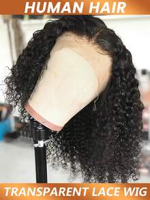 13*4 Lace Front Wig Water Wave Lace Front Wig Bob Lace Wigs Brazilian Wet And Wavy Human Hair Wigs For Women Pre Plucked Can Be Dyed 180% Density - Natural Black - View 6