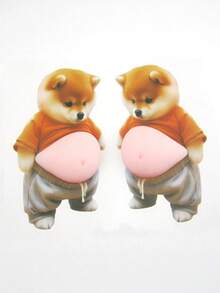 1/2/6个装可爱小狗挤压玩具，柔软可爱，减压玩具，触感玩具，吉娃娃，法国斗牛犬，泰迪狗，动物模型，办公旅行减压玩具，适合儿童、青少年和成人，逼真的动物玩具，儿童礼物，儿童玩具，女孩玩具，男孩玩具，感官玩具，儿童派对礼物，课堂奖励，派对礼品袋填充物，生日派对礼物，派对游戏，趣味礼物 - 彩色 - 查看 10