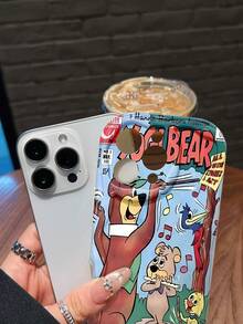 Musical Friends Phone Case Compatible With  17  16 Pro Max  15 Pro Max  13 And  12 Made Of TPU Material Providing Shock And Drop Protection With A Colorful And Playful Design A Perfect Gift For Fans Of Classic Cartoons And Beloved Characters - White - View 4