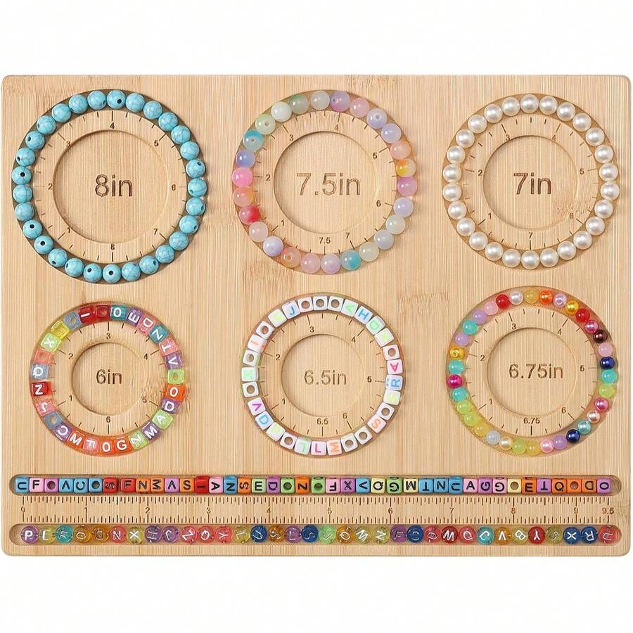 Bead Boards Are Used For Jewelry Making, Bamboo Bead Boards Are Used For Making Jewelry Bracelets, DIY Bracelet Bead Boards - Large Duo - View 1