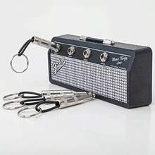 Key Holder For Wall Audio Keychain Guitar Keychain Wall Mount Keyboard Key Holder Audio Wall Mount Creative Retro Key Storage With 4-Guitar Plugs FD-1 Fvv - Fd - View 2