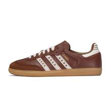 Adidas Originals女鞋2026全新SAMBA OG德訓鞋美拉德運動休閒鞋板鞋T頭鞋JR8821 - 棕色 - 查看 6