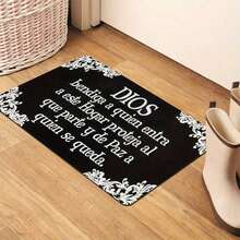 Welcome Mat - Non-Slip, Machine Washable Polyester Doormat With Inspirational Spanish Quote, Perfect For Indoor/Outdoor Use In Living Room, Bedroom, Kitchen, Bathroom, Patio, And Hardwood Floors, Indoor Outdoor Mat | Floral Border Mat | Machine Washable Mat, Rugs For Living Room, Not Only Is Suitable For The Festival Of Non-Slip Floor Mats, But Also As A Housewarming Gift Wedding Gift To Friends And Family As Well As Their Own Home, Rectangular Entrance Carpet For Indoor/Outdoor Use, Non Slip Backing, Bathroom Mat, Interior Decorative Door Mat, Decorative Floor Mat For Porch/Garden/Terrace, Suitable For Homes, Gardens, And Living Spaces, Ideal Gift For Loved Ones, Enhances Entryway, Living Room, Kitchen Decor, Valentines, Christmas Day, Halloween, Thanksgiving Day, Easter Day, Mother's Day, Father's Day, Back To School Season Decorations - Multicolor - View 8