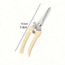 4 piezas Juego de herramientas de jardinería, incluye tijeras de podar, pala, rastrillo y azada, diseño de mango de madera ergonómico, adecuado para plantar y desyerbar en su patio trasero y balcón - Herramientas de jardinería - Ver 3