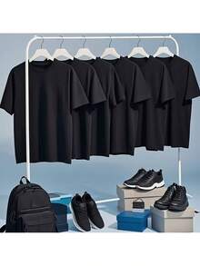 Dolaer Men T-Shirts - Black - View 6