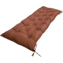 Waterproof Non-Slip Indoor/Outdoor Bench Cushion For Patio Furniture, Swing & Wicker Bench - Nâu đậm - Xem 8