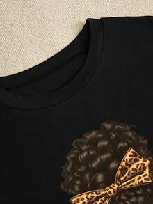 Camisetas femininas - Preto - Ver 6
