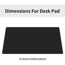 1pc Leather Desk Pad Cover, Office Desk Mat, Large Mouse Pad, Anti-Slip PU Leather Desk Blotter, Laptop Desk Pad, Coaster, Desk Mat, Waterproof Desk Writing Pad For Office And Home, Eye-Protection, Large Size Office Desk Accessories Desk Accessories Office Supplies Office Decor Office Desk Desk Office Accessories Mousepad Study Table Mouse Pad For Desk Desk Decor - A - View 9