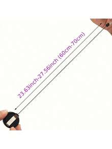 1 Set Stainless Steel Scissors With Retractable Badge Reel - Compact Pocket Design, Available In Blue, Black, Purple And Pink, Suitable For Sewing And General Use, Portable Sewing Tool, Fashion Accessory, Durable Tool Design - Multicolor - View 4