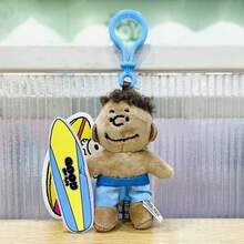 Miniso Encanto de peluche de la serie de diarios del mar de Snoopy Franklin/Charlie, material suave, ideal para decorar mochilas y llaves (1 pieza) - Multicolor - Ver 4