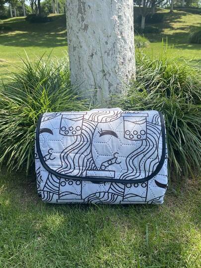 1 pièce Tapis de pique-nique, tapis de sol extérieur imperméable, couverture de pique-nique portative et imperméable épaissie pour les sorties de printemps, le camping, la randonnée