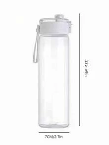 1 cốc nhựa dung tích lớn 800ml dùng đựng trà sữa/nước, thích hợp cho tập thể dục, hoạt động ngoài trời và sử dụng văn phòng. - Trong sáng - Xem 4