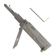 Master Key Decoder 2 In 1 Stainless Steel Decoder Key Decoder Key Lock Pick And Pick Tool - KW1 - View 4