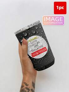 1~1200pcs Customized Advertising Labels, Logo, QR Code Stickers, Trademark Printed Packaging Stickers, Beverage, Coffee Cup, Milk Tea Cup, Birthday Celebration Disposable Cups - Multicolor - View 54