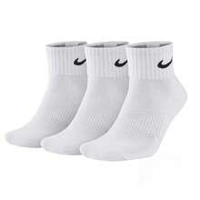 Nike 3双耐克男女通用跑步训练棉质船袜 SX7667 - SX7667-100 - 查看 10