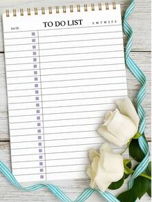 BUBU 1 Pc Daily Planner, A5 Spiral Daily Checklist Notepad With Daily To Do Lists, Priorities & Reminders, 52 Easy Tear-Offs Daily Notebook For School Office Supplies Desk Accessories - Daily Planner - View 6