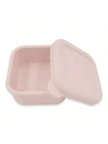 KUNT 1个100毫升方形纯硅胶食品储物容器，调味品、沙拉酱、番茄酱保鲜容器，大号果冻硅胶冰格 - 彩色 - 查看 12