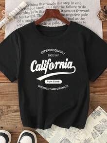 Summer Casual Fashion California Style Black T-Shirt, 1987 Classic Heritage, Durable And Powerful Design From Tryth Club Brand - Black - View 1