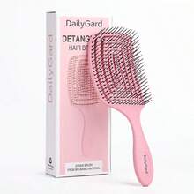 Fluffy High Crown Comb, Hollow Out Wide-Tooth Massage Hair Brush - Multicolor - View 7