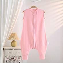 1pc Kids Split Leg Sleeping Bag 0.5tog Thin, Comfortable, Sweat-Absorbent & Breathable, All Season - Multicolor - View 14