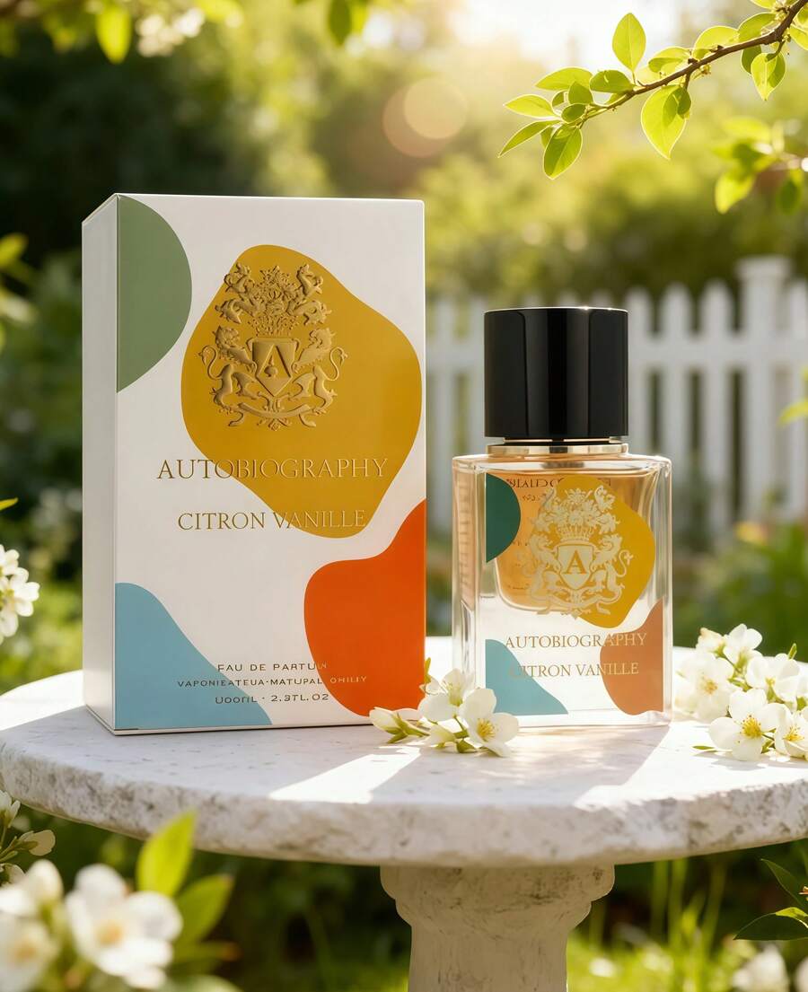 Lattafa Perfumes Autobiography Citron Vanille Eau de Parfum Unisex | Profumo di agrumi e vaniglia con limone, sandalo e muschio - Fruttato & Agrumi - Visualizzare 1