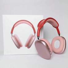 Wireless Bluetooth Headphones - HiFi Stereo Noise Cancelling Waterproof Over-Ear Sports Headphones With Microphone - 粉色 - 查看 1